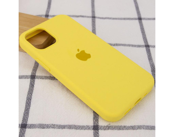 Чехол-силикон оригинал Full Soft Matte iPhone 14, Yellow