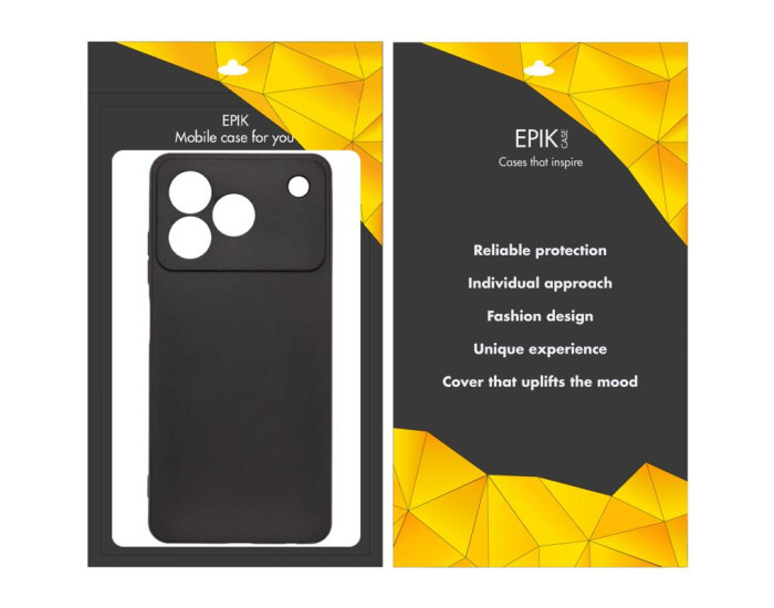 Чехол-силикон Epik Full Camera ZTE Blade A76, черный