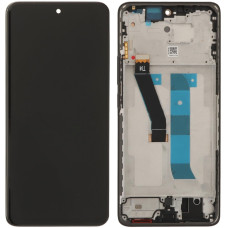 Дисплей с сенсорным экраном (модуль) Xiaomi Redmi Note 15 4G, черный с рамкой, оригинал