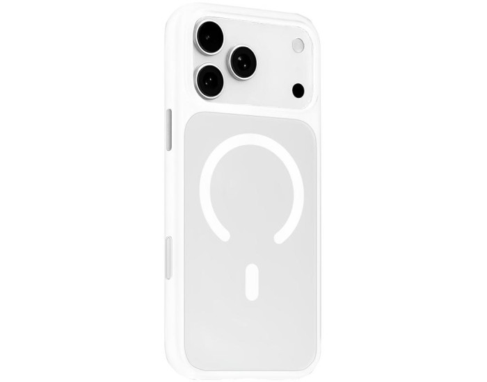 Чехол-силикон Blueo Skin Friendly Frosted with MagSafe iPhone 17 Pro, белый