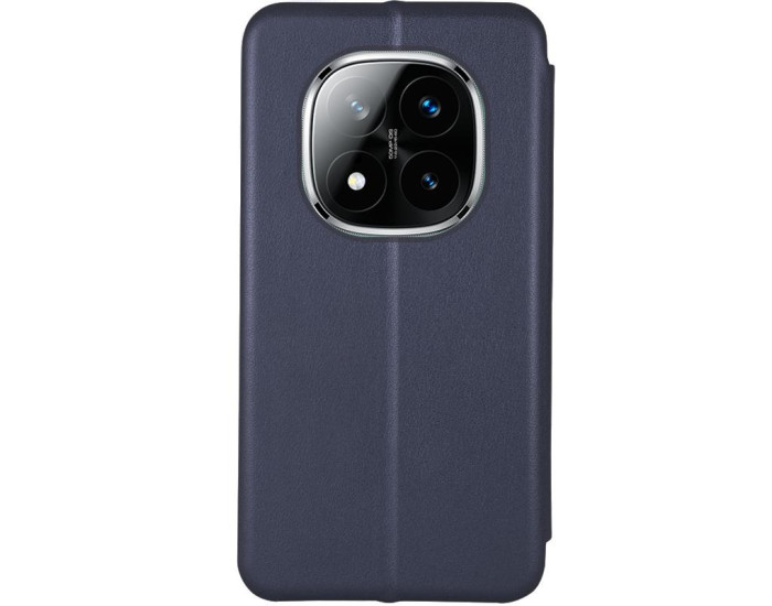 Чехол-книга Кожаный Classy Xiaomi Redmi Note 15 4G/5G (EU) темно-синий