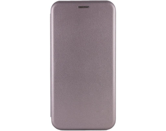 Чехол-книга Кожаный Classy Xiaomi Redmi Note 15 4G/5G (EU) серый