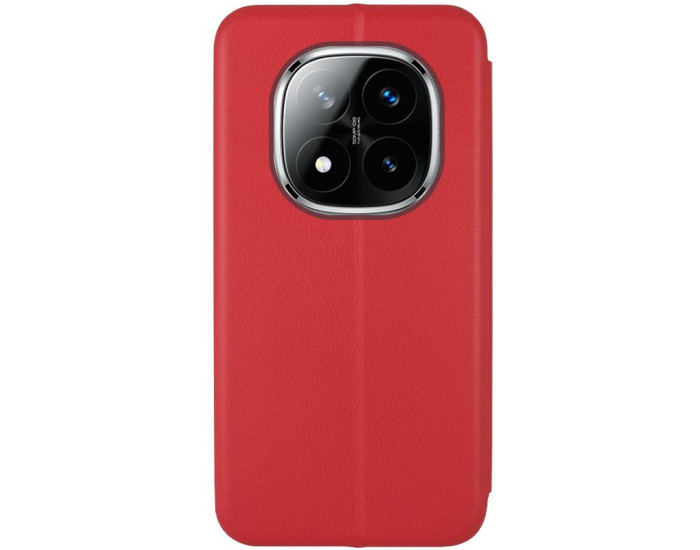 Чехол-книга Кожаный Classy Xiaomi Redmi Note 15 4G/5G (EU) красный