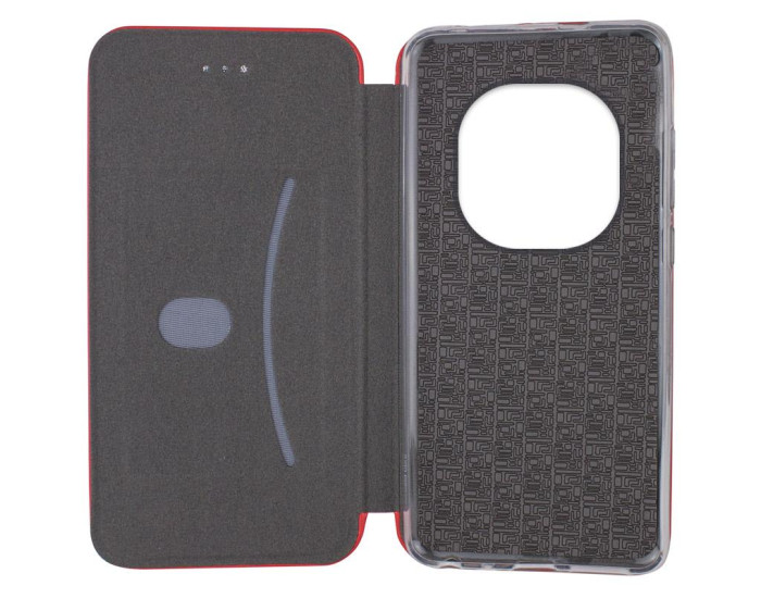 Чехол-книга Кожаный Classy Xiaomi Redmi Note 15 4G/5G (EU) красный