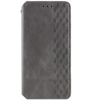 Чохол-книга шкіряний GETMAN Cubic Xiaomi Redmi Note 15 4G/5G (EU) Сірий