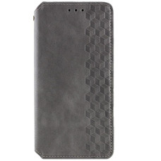 Чехол-книга Кожаный GETMAN Cubic Xiaomi Redmi Note 15 4G/5G (EU) серый