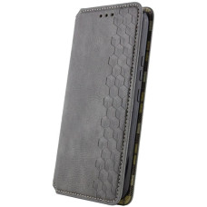 Чехол-книга Кожаный GETMAN Cubic Xiaomi Redmi Note 15 4G/5G (EU) серый