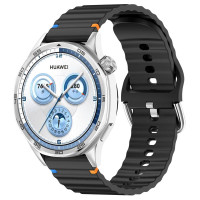 Ремешок силиконовый Wavy для Smart Watch 22mm, черный