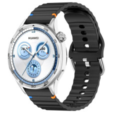 Ремешок силиконовый Wavy для Smart Watch 22mm, черный