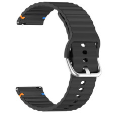 Ремешок силиконовый Wavy для Smart Watch 22mm, черный