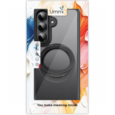Чохол-силікон Ummi Stylish with MagSafe Ring Samsung S26, чорний