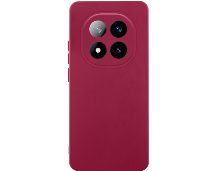 Чехол-силикон Ummi Lakshmi Full Camera Xiaomi Redmi Note 15 Pro Plus 5G, бордовый