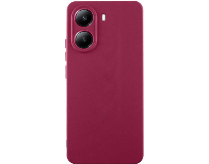Чехол-силикон Ummi Lakshmi Full Camera Motorola Edge 50 Fusion (Бордовый / Marsala)