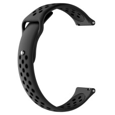 Ремешок силиконовый Active Air для Smart Watch 20 mm (карбон/черный)