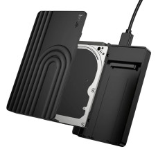 Внешний карман для накопителя HOCO HB55 USB3.0 2.5-inch SATA hard drive enclosure, черный