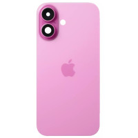 Задня панель корпуси iPhone 16 Plus рожевий, Pink, з склом камери, MagSafe, оригінал