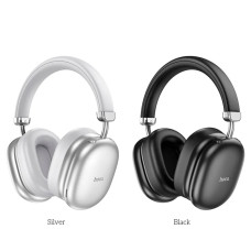 Беспроводные накладные наушники Bluetooth Hoco W35 Max Auspicious ANC noise reduction BT5.4/90 hours Silver