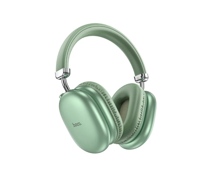 Беспроводные накладные наушники Bluetooth Hoco W35 Max Joy BT5.3/90 hours Green