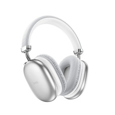 Беспроводные накладные наушники Bluetooth Hoco W35 Max Joy BT5.3/90 hours Silver
