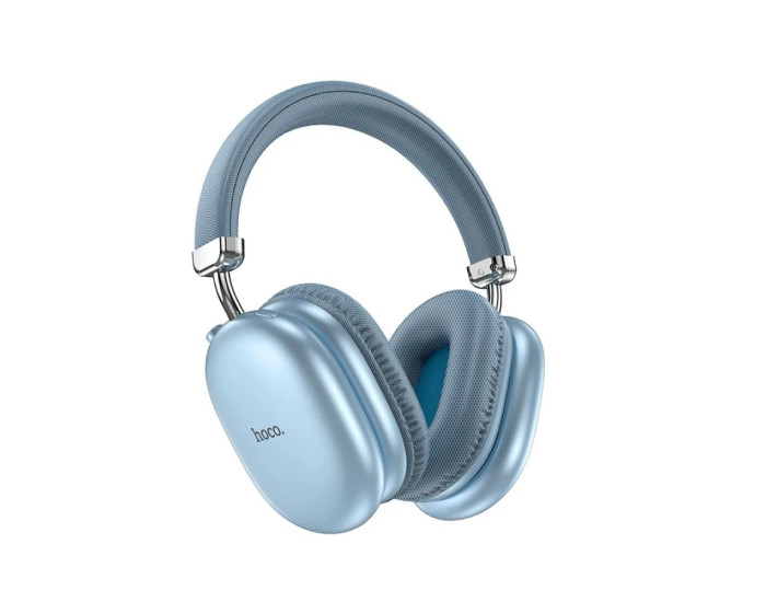 Беспроводные накладные наушники Bluetooth Hoco W35 Max Joy BT5.3/90 hours Sky Blue