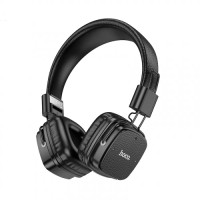 Беспроводные накладные наушники Bluetooth Hoco W56 Earl BT, черные