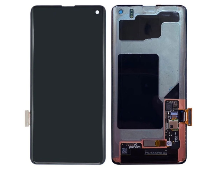 Дисплей с сенсорным экраном (модуль) Samsung G973 Galaxy S10, черный, переклейка