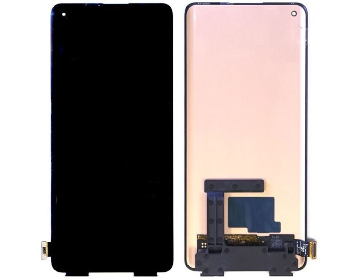 Дисплей с сенсорным экраном (модуль) OnePlus 8 /Reno 4 Pro, черный, оригинал, версия Huaxing