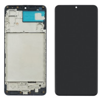 Дисплей з сенсорним екраном (модуль) Samsung M225 Galaxy M22 /E225, чорний з рамкою, IPS