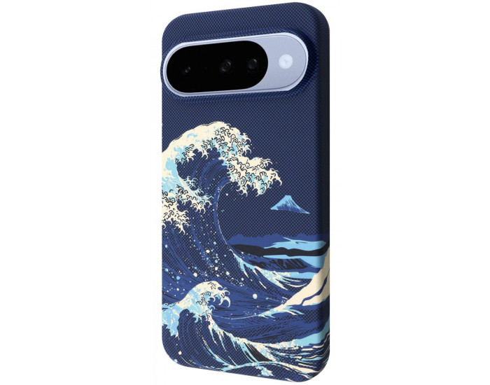 Чехол-силикон Proove Gleam Case with MagSafe Ring Google Pixel 10, Blue storm