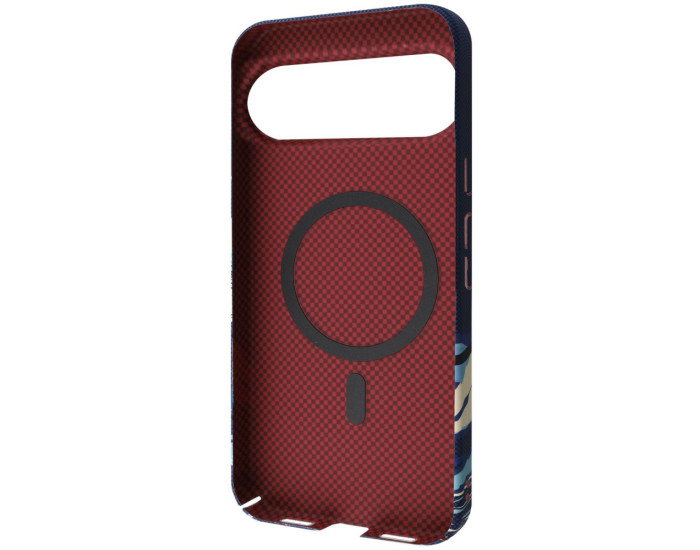 Чехол-силикон Proove Gleam Case with MagSafe Ring Google Pixel 10, Blue storm