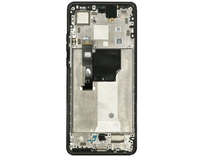 Дисплей с сенсорным экраном (модуль) Motorola XT2307-1 Edge 40 Neo, черный с рамкой, оригинал