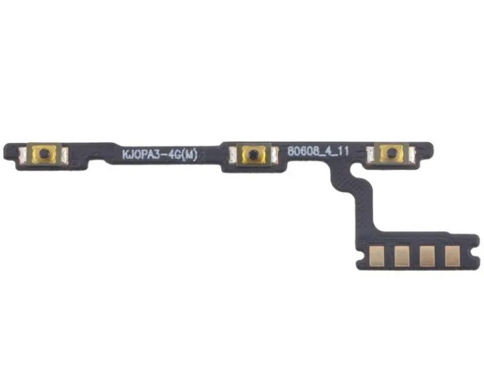 Шлейф для Oppo A3 (CPH2669) /A40 /A3x кнопок звуку, кнопки включення, оригінал