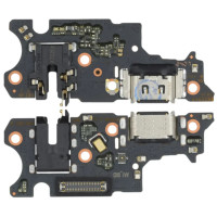 Шлейф для Oppo A3 4G (2024) /A3x 4G, коннектора зарядки с разъемом наушников, с микрофоном, оригинал