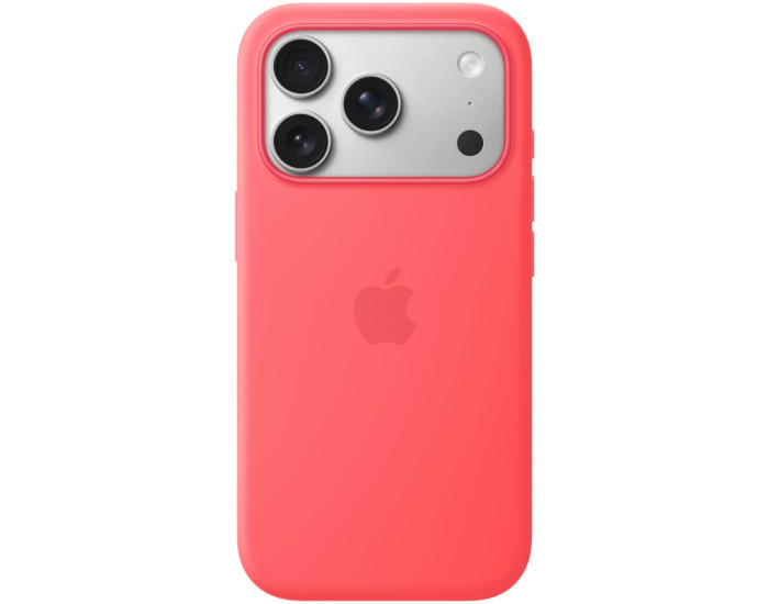 Чехол-силикон оригинал Full Soft Matte with MagSafe and Animation iPhone 17 Pro, яркая гуава