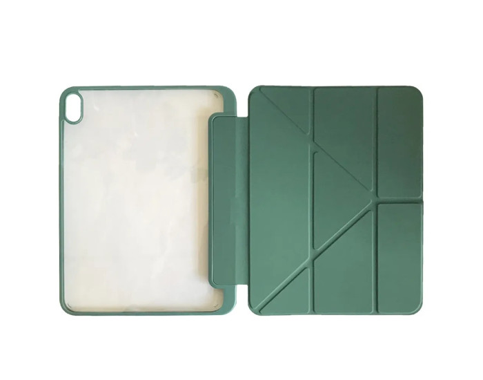 Чехол-книга на планшет Smart Case Clear + Stylus iPad 10/11-Generation 2022/2025 10.9, Green