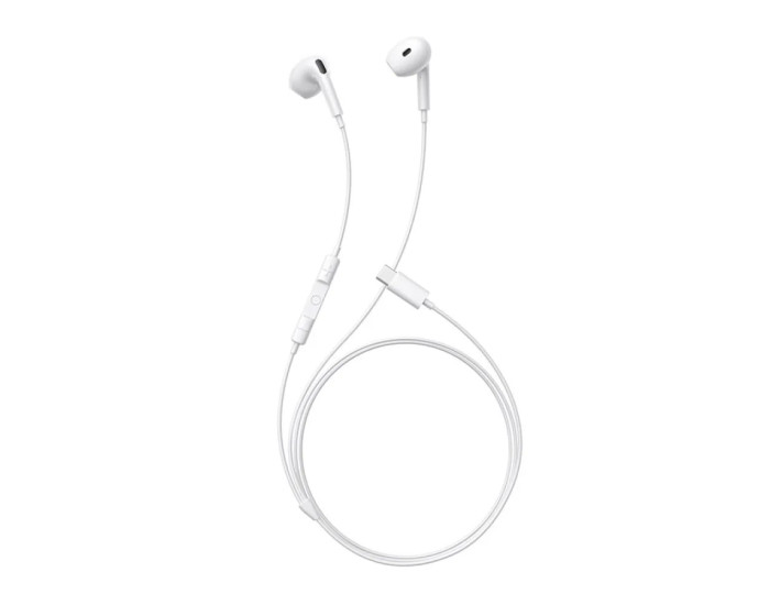 Провідні навушники Baseus Encok CZ19 Type-C Wired Earphones (A00182201213-00) White