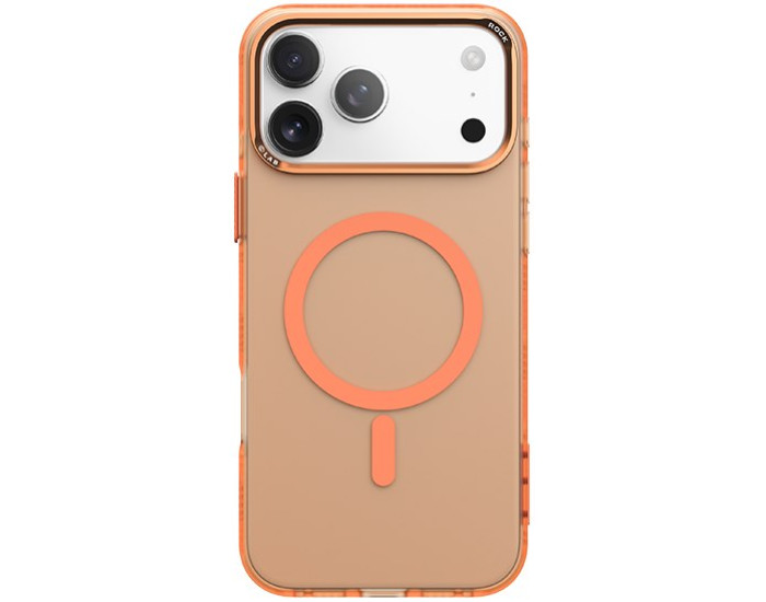 Чохол-силікон Rock InShare Matte MAGNETIC (Metal Lens Frame) iPhone 17 Pro Max, Orange