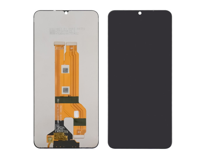 Дисплей з сенсорним екраном (модуль) Realme C61 /C63, чорний, оригінал, сервісна упаковка GXQC