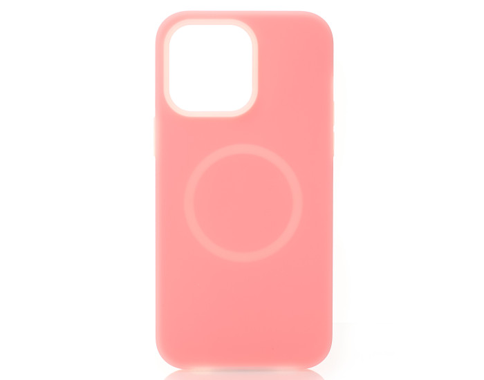 Чохол-силікон Liquid Silicone Full MagSafe iPhone 14 Pro Max, Рожевий