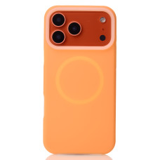 Чехол-силикон Liquid Silicone Full MagSafe iPhone 17 Pro Max, оранжевый