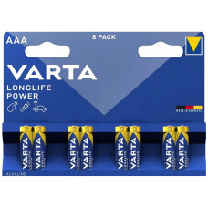 Батарейки VARTA LR03 (AAA) Longlife Power 8bl (цена за 1шт)