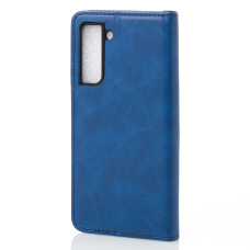 Чехол-книга DC ELEGANT Samsung S21 FE, темно-синий