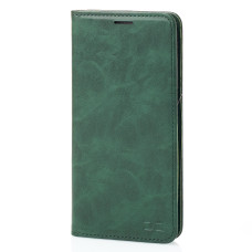 Чехол-книга DC ELEGANT Samsung S21 FE, темно-зеленый