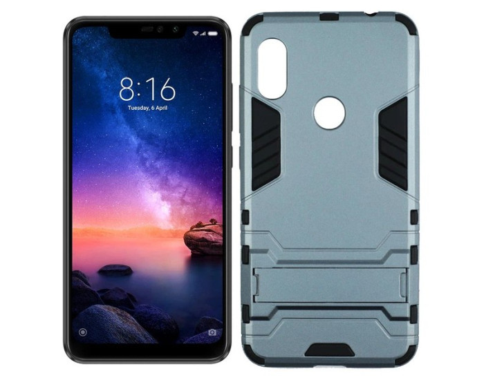Чехол-силикон Honor Hard Defence Xiaomi Redmi Note 6 Pro, Space grey