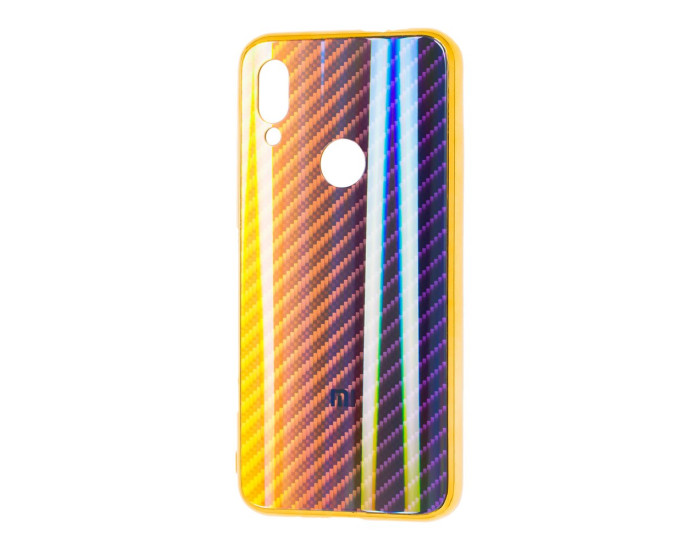 Чехол-силикон Carbon Gradient Hologram Xiaomi Redmi 7, Gold