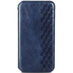 Чехол-книга кожаный GETMAN Cubic Xiaomi Redmi Note 11 Pro 4G/5G /12 Pro 4G, синий