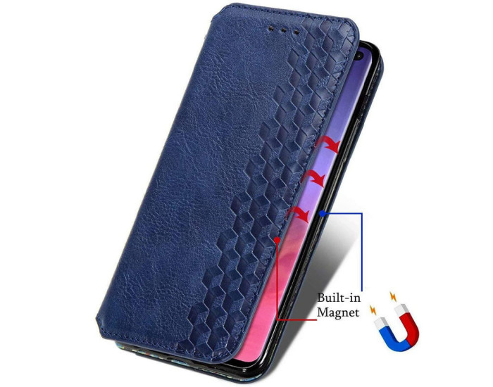 Чехол-книга кожаный GETMAN Cubic Xiaomi Redmi Note 11 Pro 4G/5G /12 Pro 4G, синий