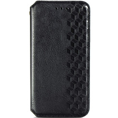 Чехол-книга кожаный GETMAN Cubic Xiaomi Redmi Note 11 Pro 4G/5G /12 Pro 4G, черный