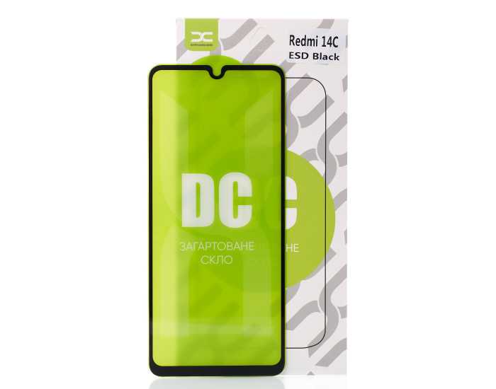 Защитное стекло DC Xiaomi Redmi 14C /A3 Pro /A4 /A5 /Poco C75, 5D черное