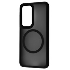 Чохол-силікон WAVE Matte Insane Case with MagSafe Ring Samsung S24/S25, чорний